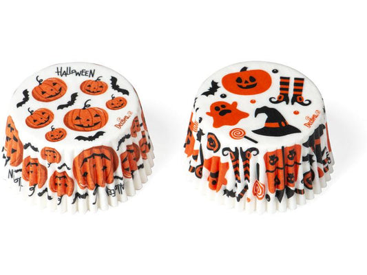 Decora | Backförmchen Halloween | ø 50 x 32 h mm Verpackung : 36 Stück