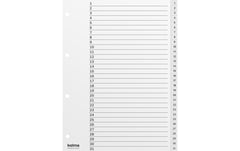 Kolma, Register A4 Weiss, PP 1-31
