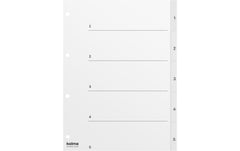 Kolma, Register A4 Weiss, PP 1-5