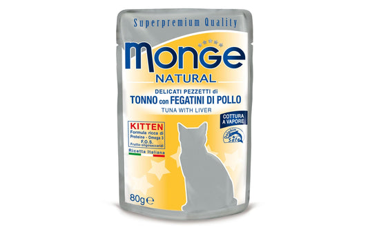 Monge, Nassfutter Natural Kitten, Thunfisch