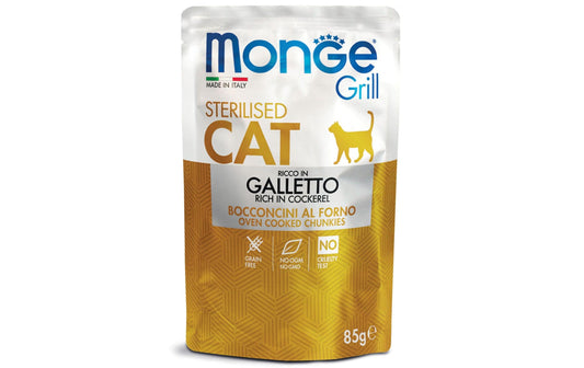 Monge, Nassfutter Grill Sterilised Huhn, 85