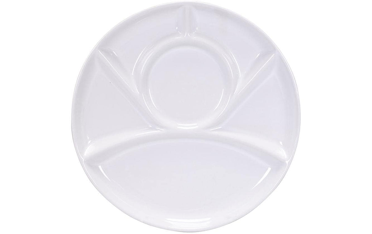 Kadastar Fleischfondue-Teller weiss 23cm