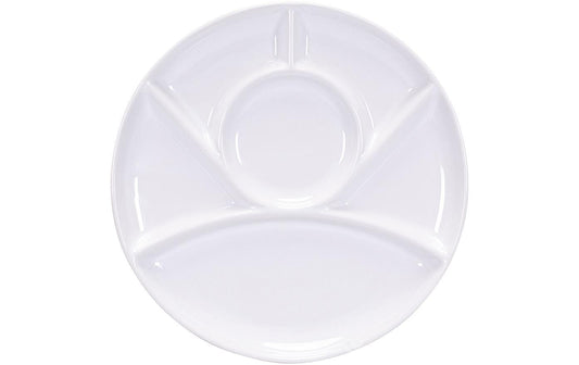 Kadastar Fleischfondue-Teller weiss 26cm