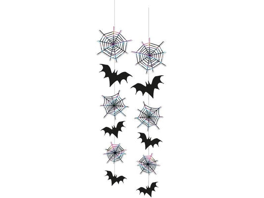 Folat | Girlande Happy Halloween | 70 cm, 2 Stück, Papier, mehrfarbig