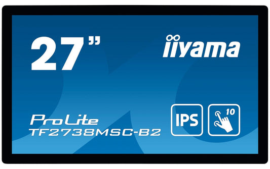 iiyama | TF2738MSC-B2 27 Touchscreen, IPS | 1920x1080, DVI, HDMI, DP