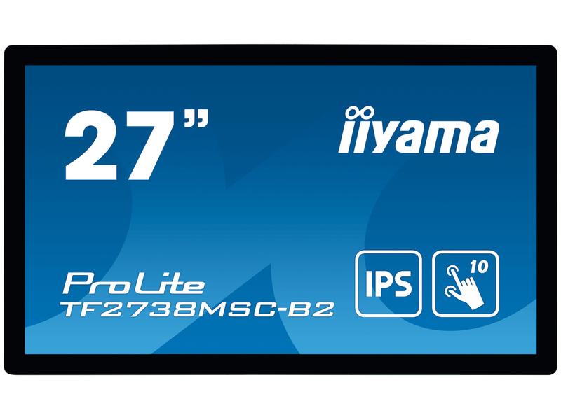 iiyama | TF2738MSC-B2 27 Touchscreen, IPS | 1920x1080, DVI, HDMI, DP