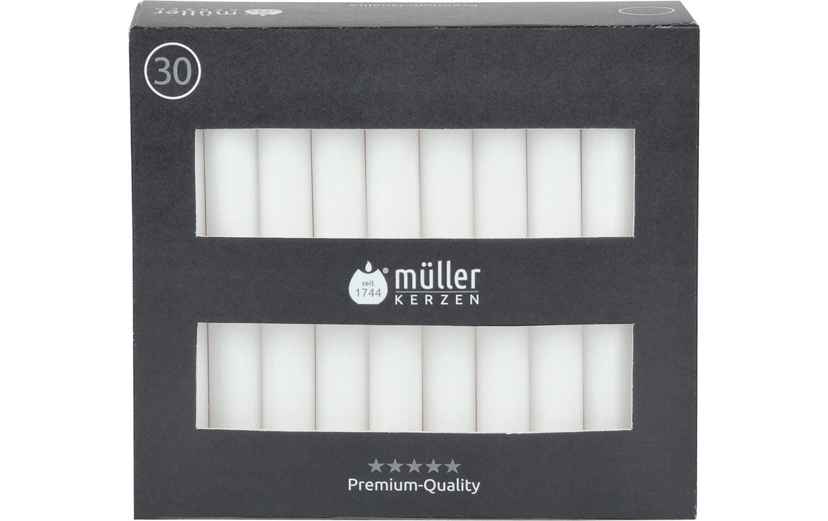 Müller Tafelkerzen glatt 30er Pack