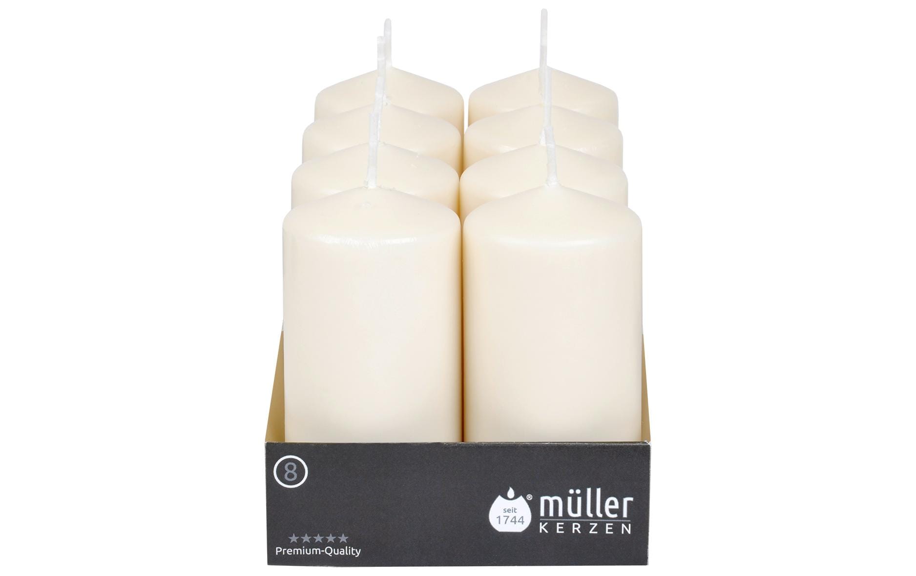 Müller Stumpenkerzen 8er Set
