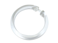 Gardinia | Vorhangringe offen transparent | innen Ø 4.8cm, aussen Ø 5.8cm, Breite 1cm