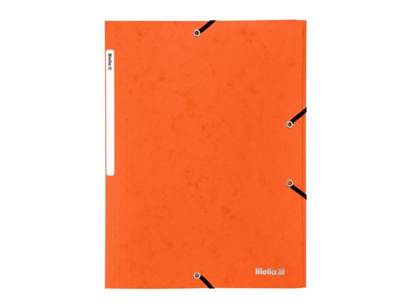 Biella | Gummibandmappe A4 | Karton, Orange