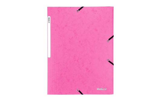 Biella, Gummibandmappe A4 Karton, Rosa