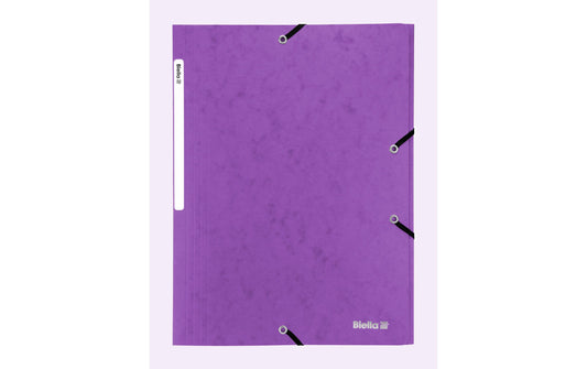 Biella, Gummibandmappe A4 Karton, Violett