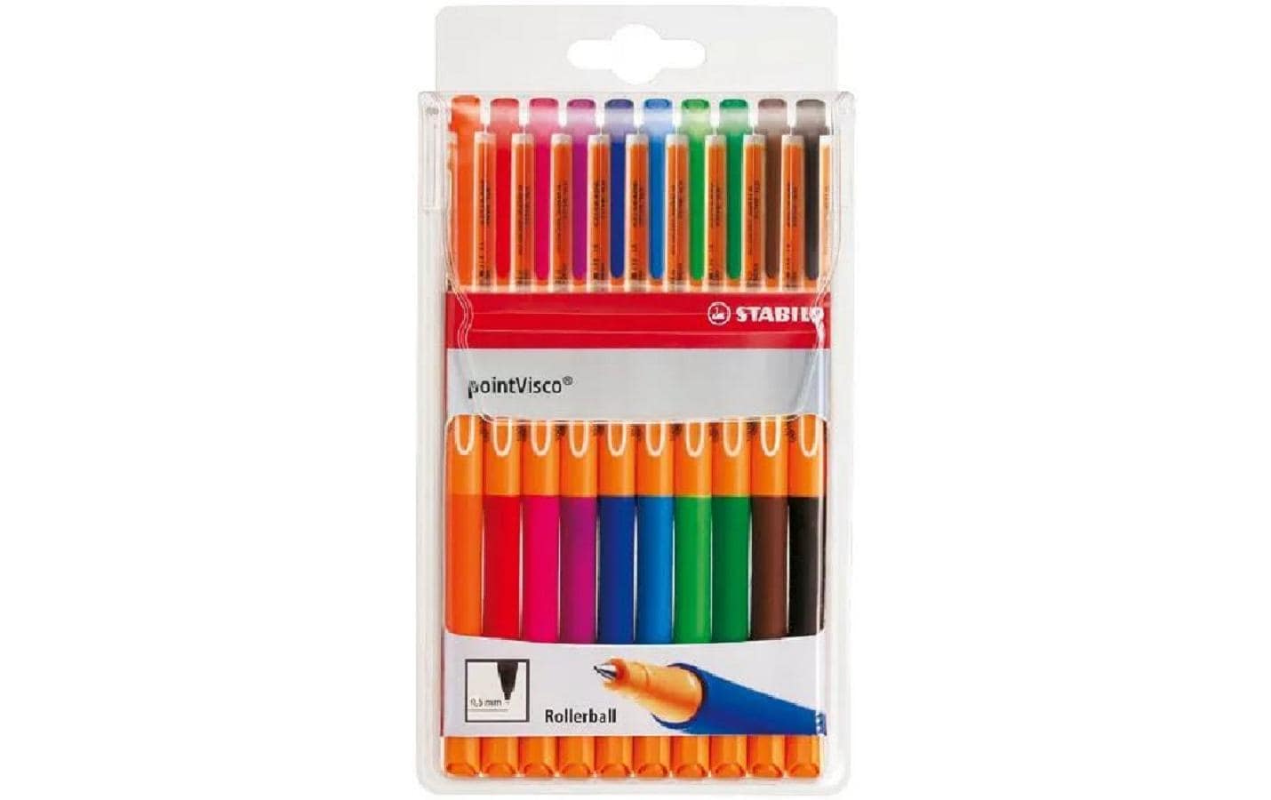 Stabilo Visco Gel-Rollerball, 10 Stk