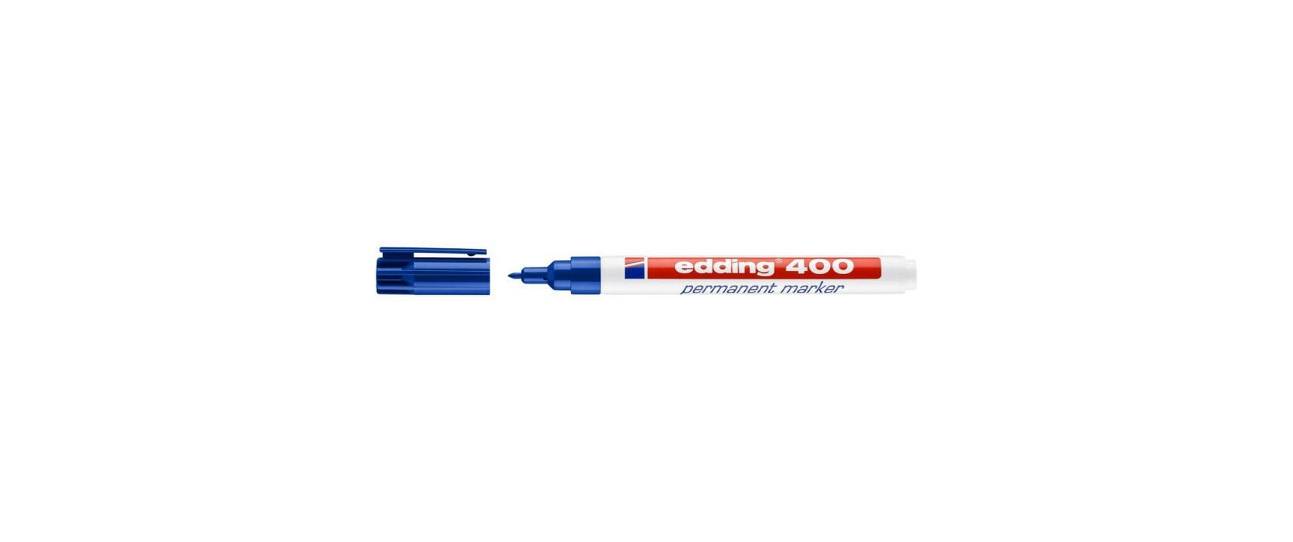 edding, Permanent-Marker 400 Blau, im Blist
