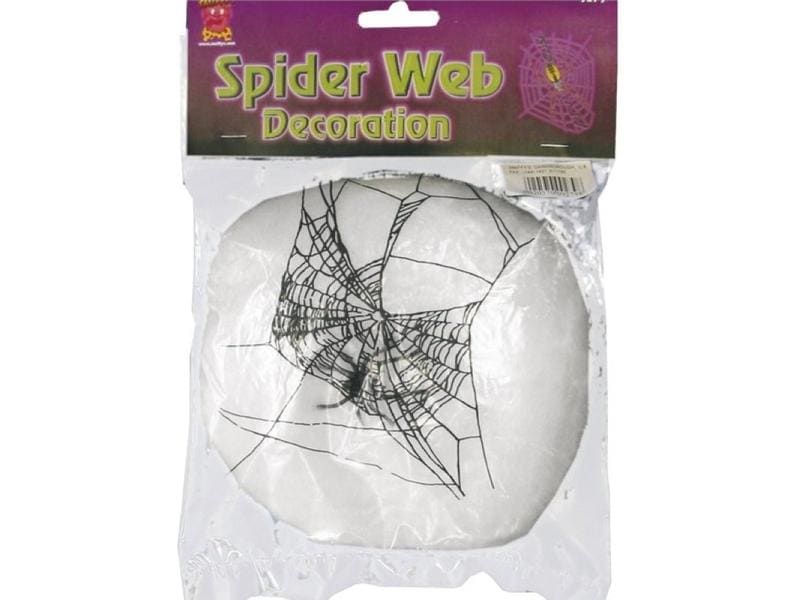 Amscan | Halloween Spinnennetz schwarz | 20 g, mit 2 schwarzen Spinnen