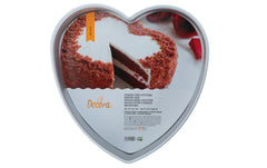 Decora, Motiv-Backform Herz, Ø 15 cm, Silbe