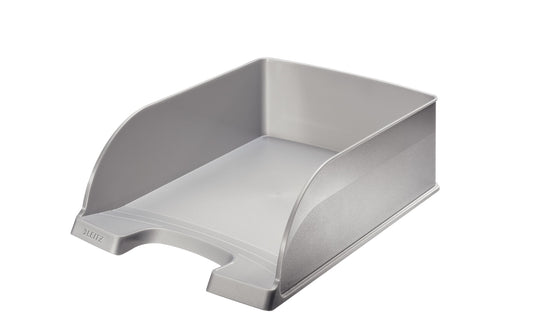 Leitz, Ablagekorb Plus Jumbo Silber