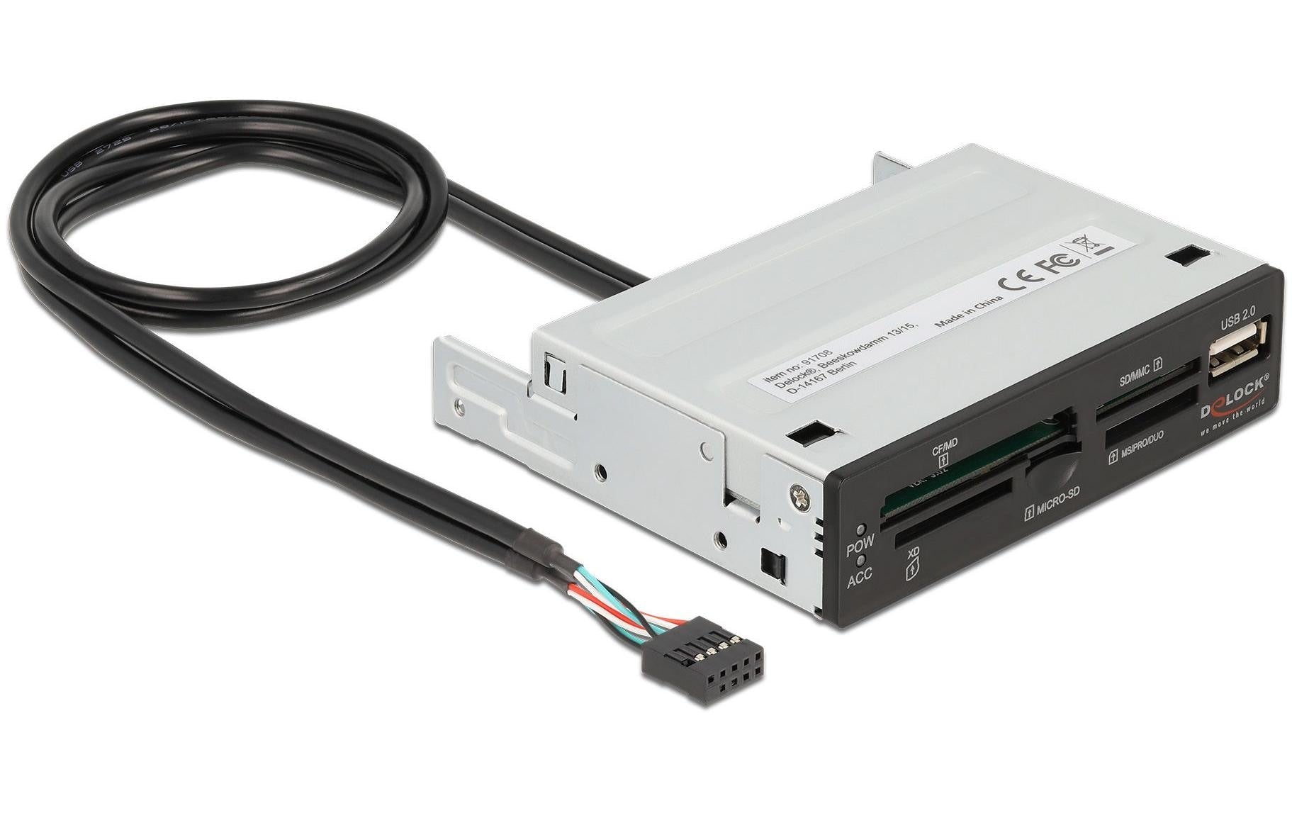Delock 91708 USB 2.0 CardReader 3.5