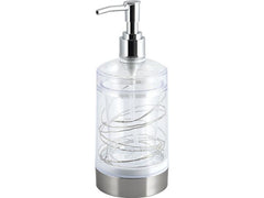 diaqua® | diaqua Seifenspender LED, Silber, 8.20 cm | Kunststoff, 2xAA Batterien