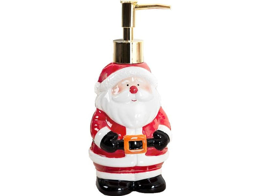 diaqua® | Diaqua Seifenspender Santa Claus | 9.5x20 cm (DxH), Keramik