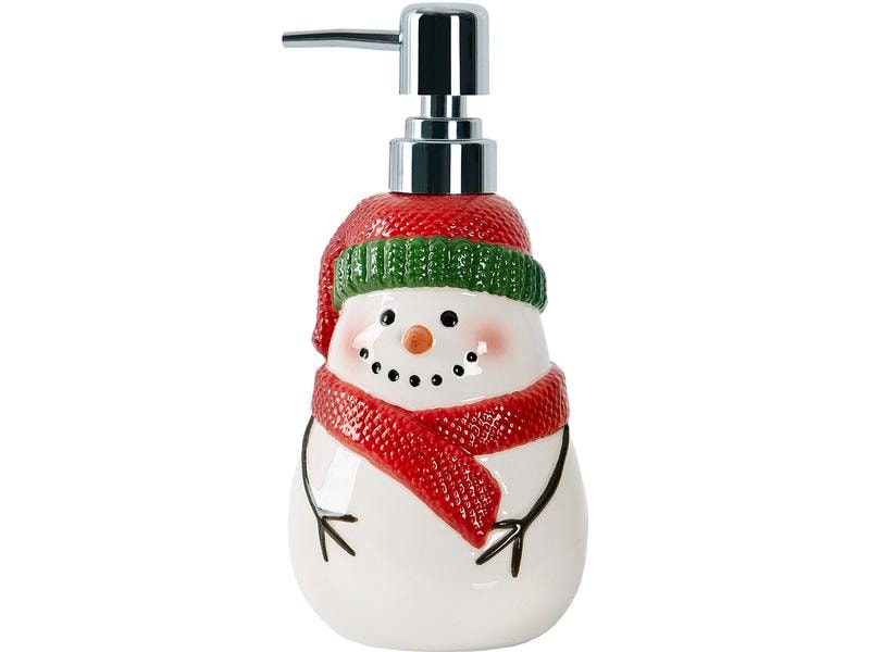 diaqua® | Diaqua Seifenspender Schneemann | 9x19 cm (DxH), Keramik