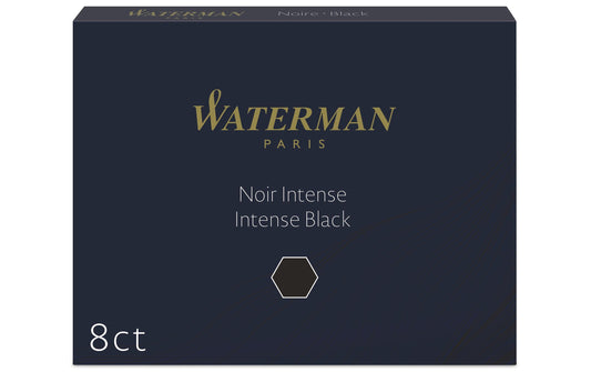 WATERMAN, Tintenpatrone Standard Schwarz, 8