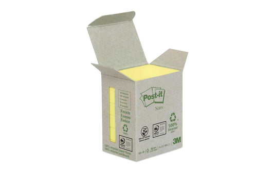 Post-it Haftnotizen Recycling gelb