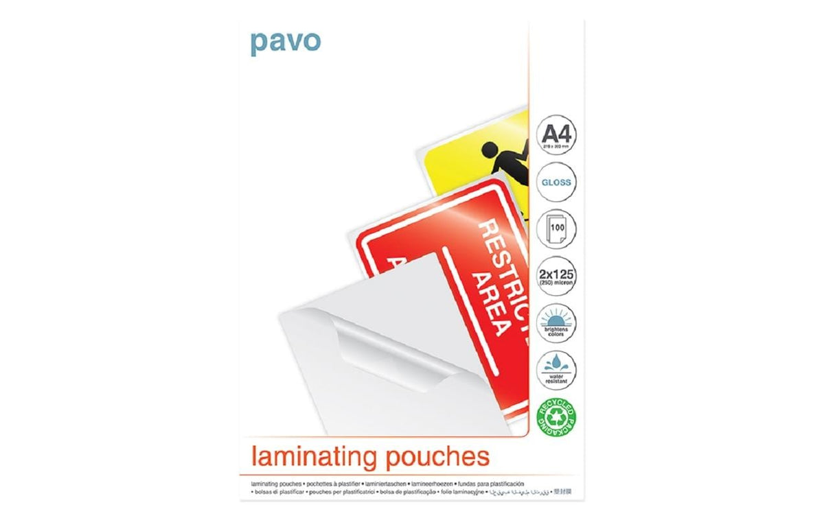 Pavo Laminier-Folientaschen 125 my
