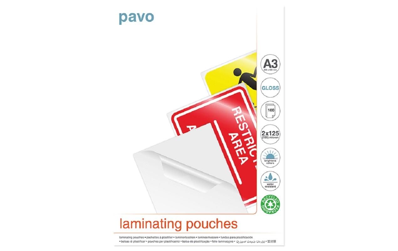 Pavo Laminier-Folientaschen 125 my