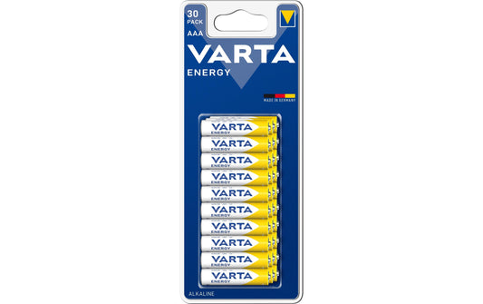VARTA Batterie Energy Batterie AAA, 30Stk