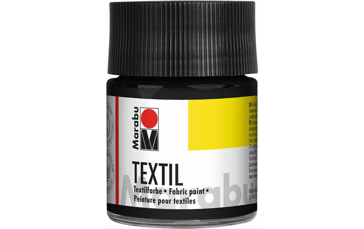 Marabu, Textilfarbe 50 ml, Schwarz
