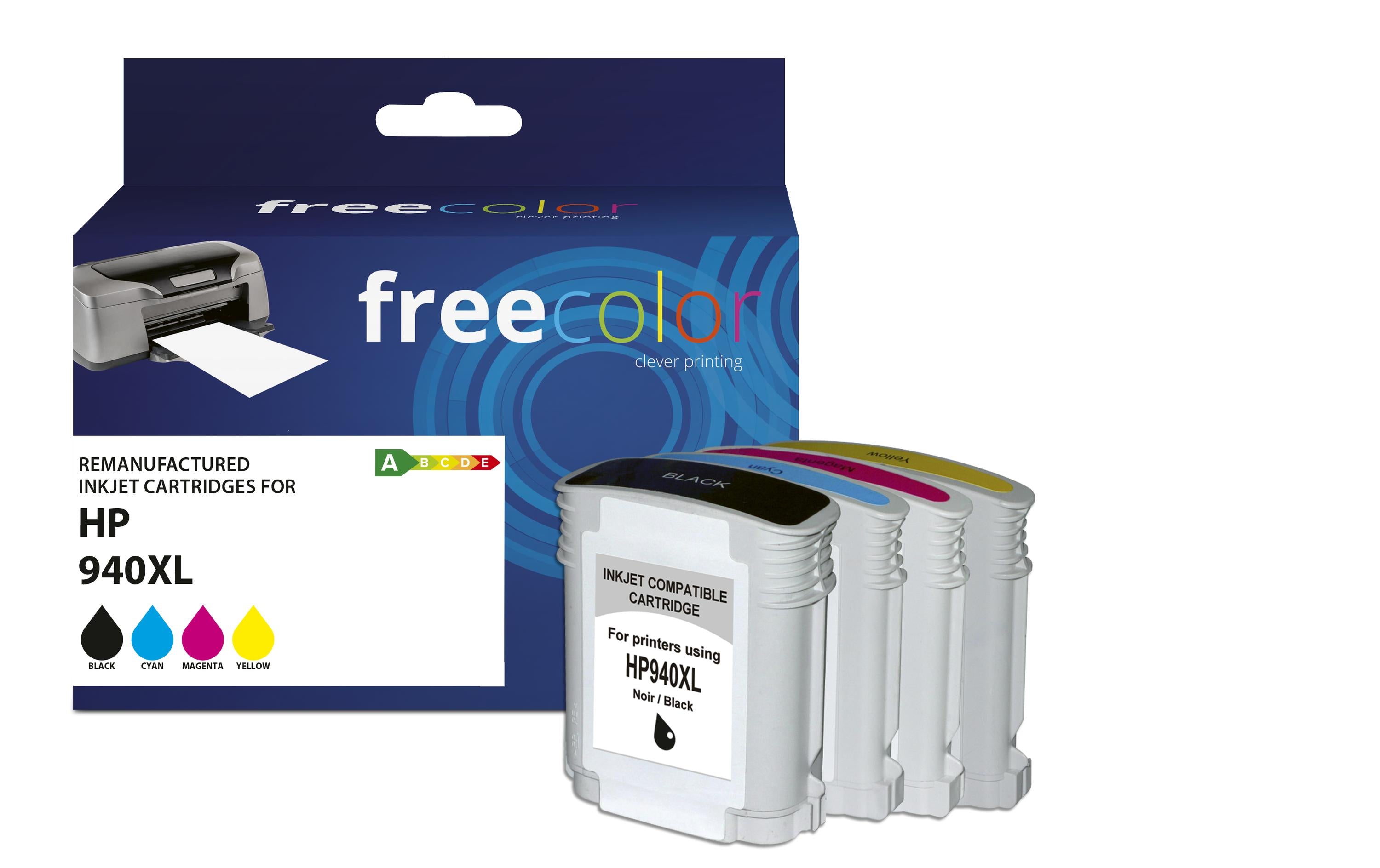 Free Color Tinte 940 Multipack