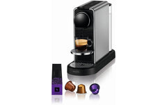 Krups | Kaffeemaschine Nespresso CitiZ | Platinum Schwarz/Titanium