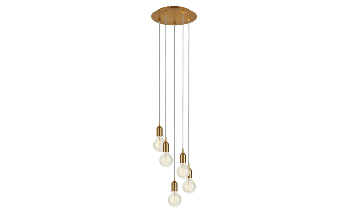 MARKSLOJD BRONX Pendelleuchte 5L Bronze