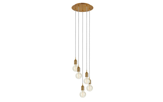 MARKSLOJD BRONX Pendelleuchte 5L Bronze