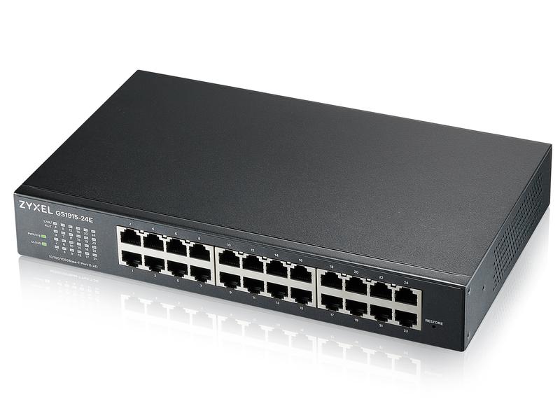 Zyxel | GS1915-24E, 24Port hybrid Switch | NebulaFlex