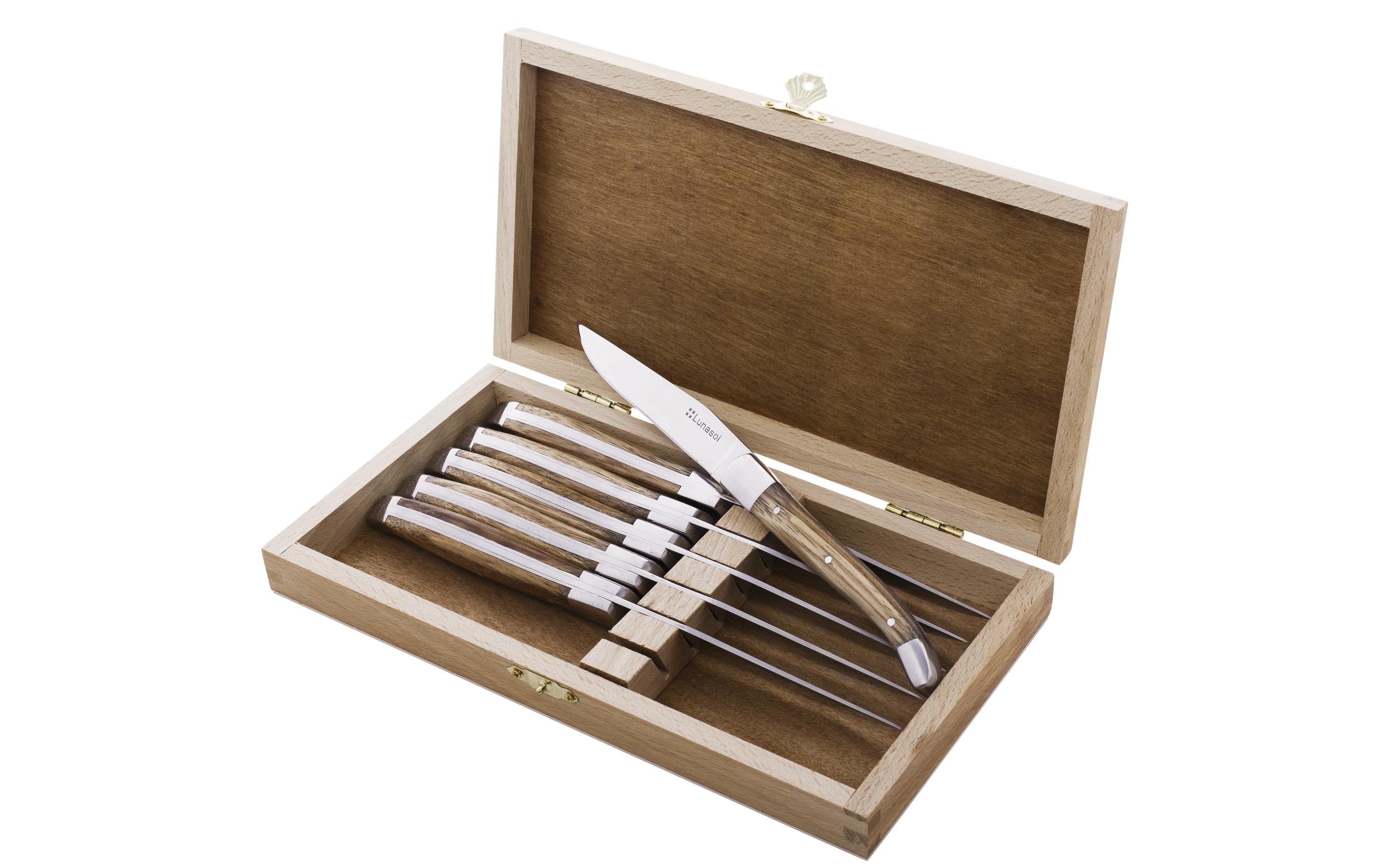 Lunasol Steakmesser Set 6-tlg. in Holzbox
