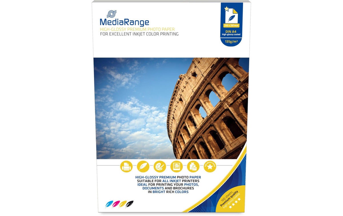 Mediarange Fotopapier hochglänzend