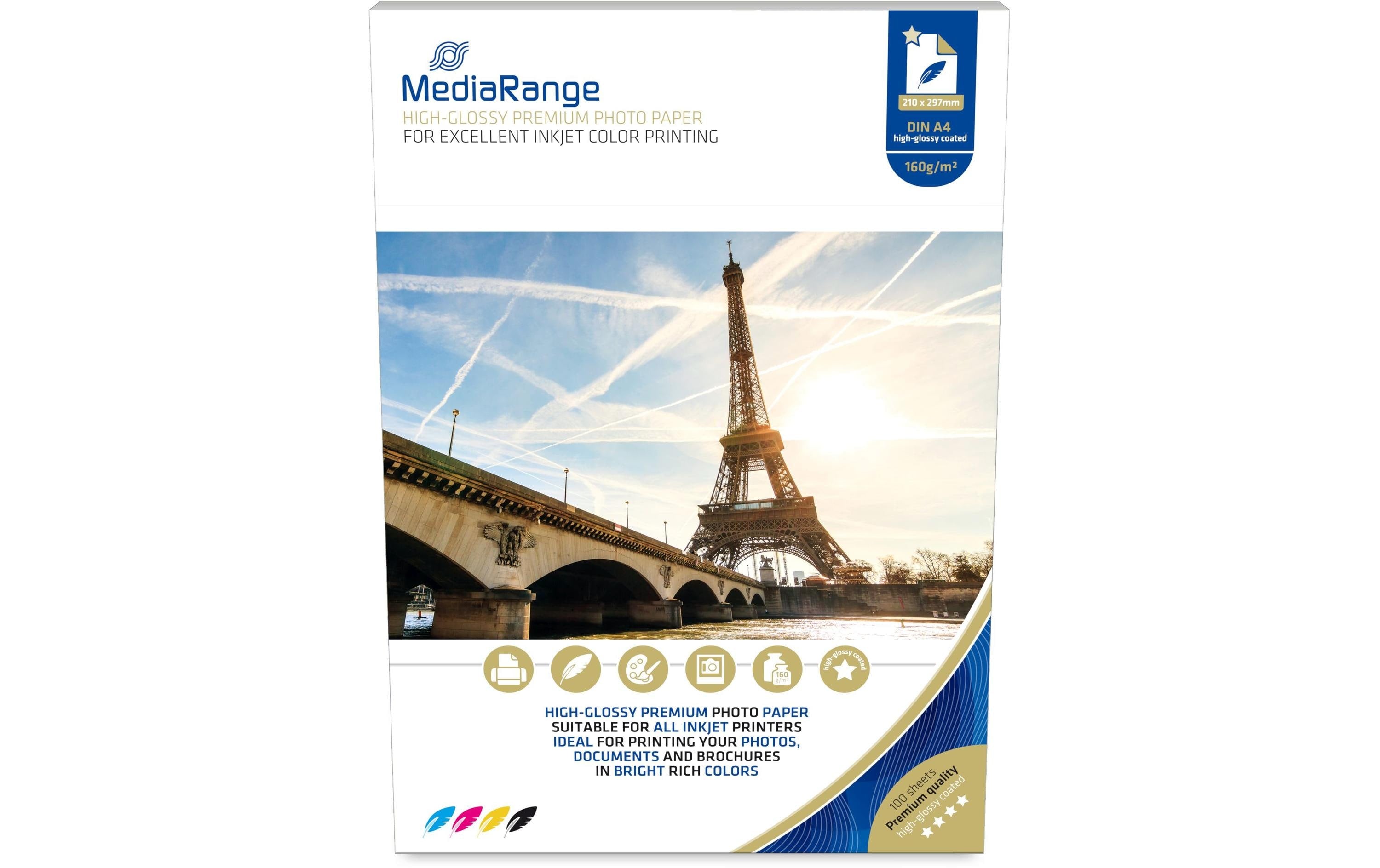 Mediarange Fotopapier hochglänzend