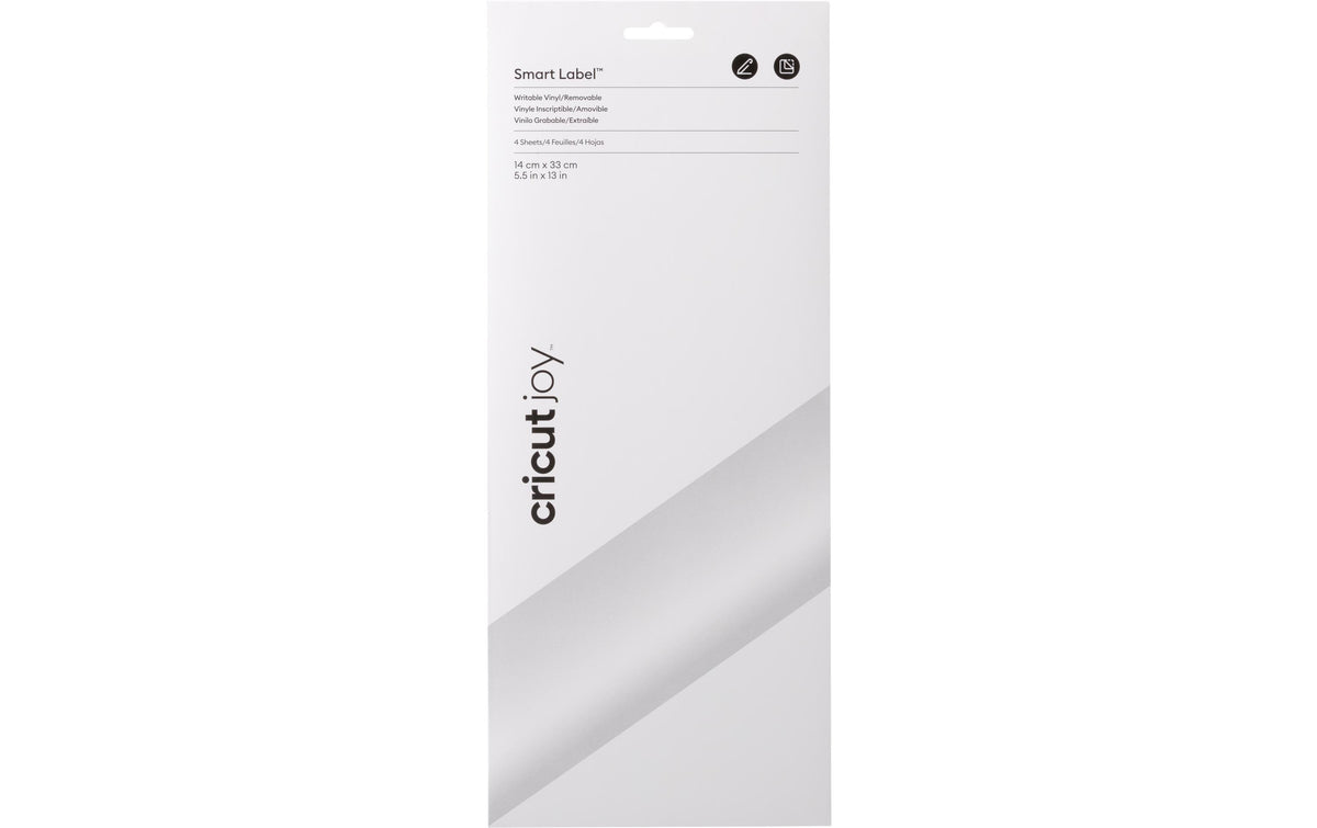 Cricut, Vinylfolie Joy beschreibbar Weiss
