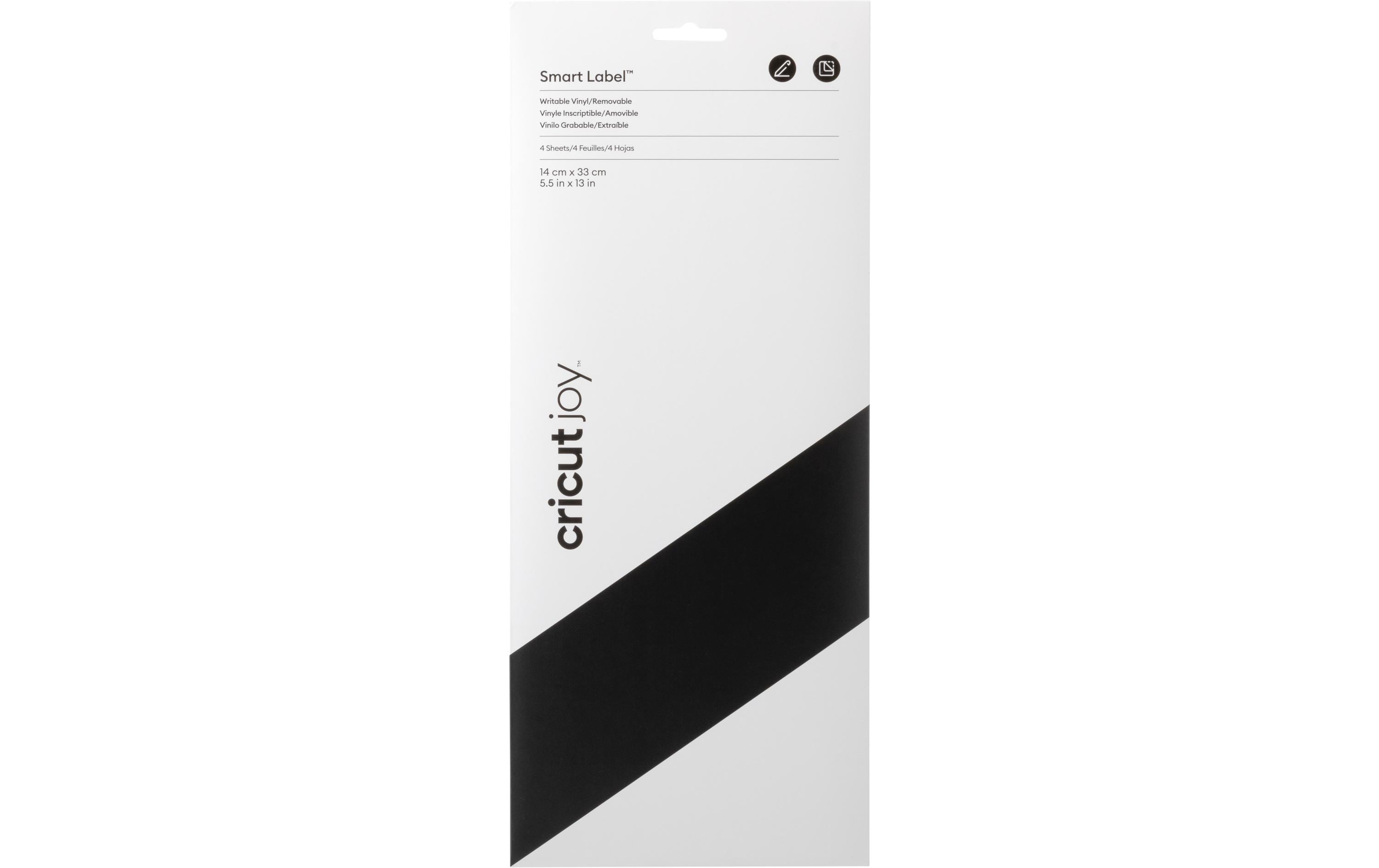 Cricut, Vinylfolie Joy beschreibbar Schwarz