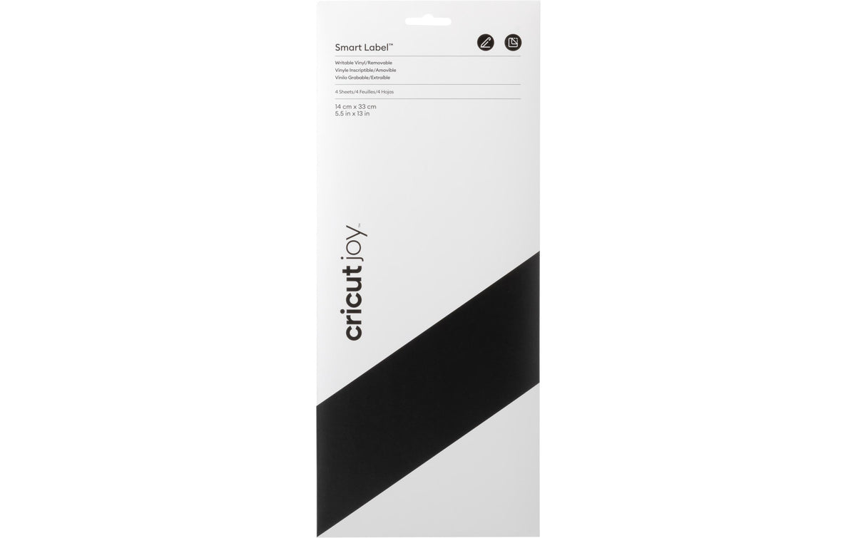 Cricut, Vinylfolie Joy beschreibbar Schwarz