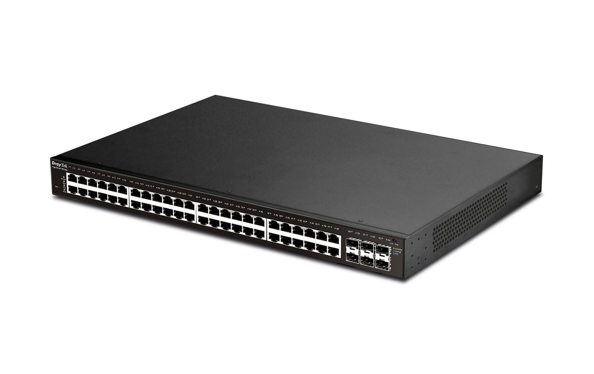 DrayTek VigorSwitch P2540xs: 48 PoE Ports