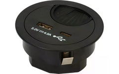 Max Hauri Kabeldurchführung USB-A+C