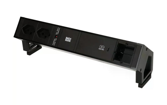 Bachmann DESK2 Steckdosenleiste Schwarz