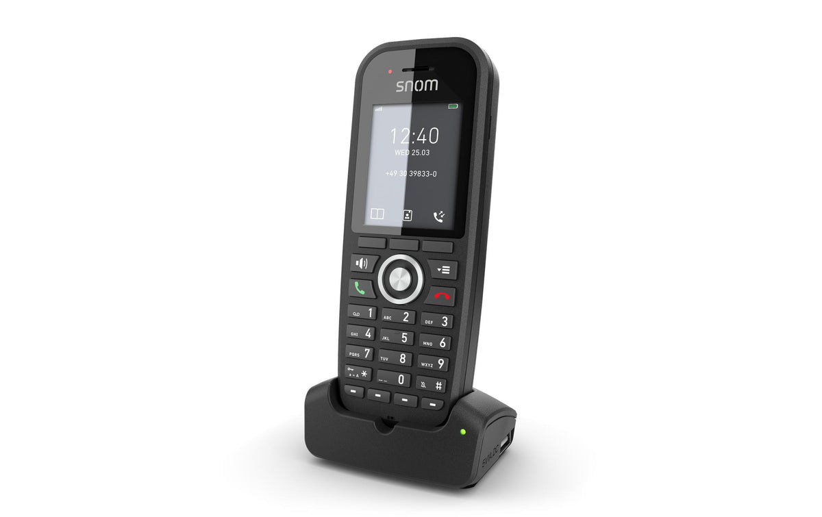 Snom M30 Handset mit Ladeschale