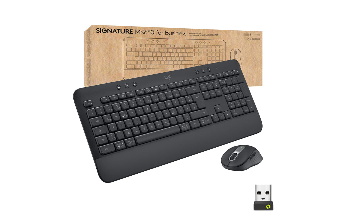 Logitech, Tastatur-Maus-Set MK650 Combo for