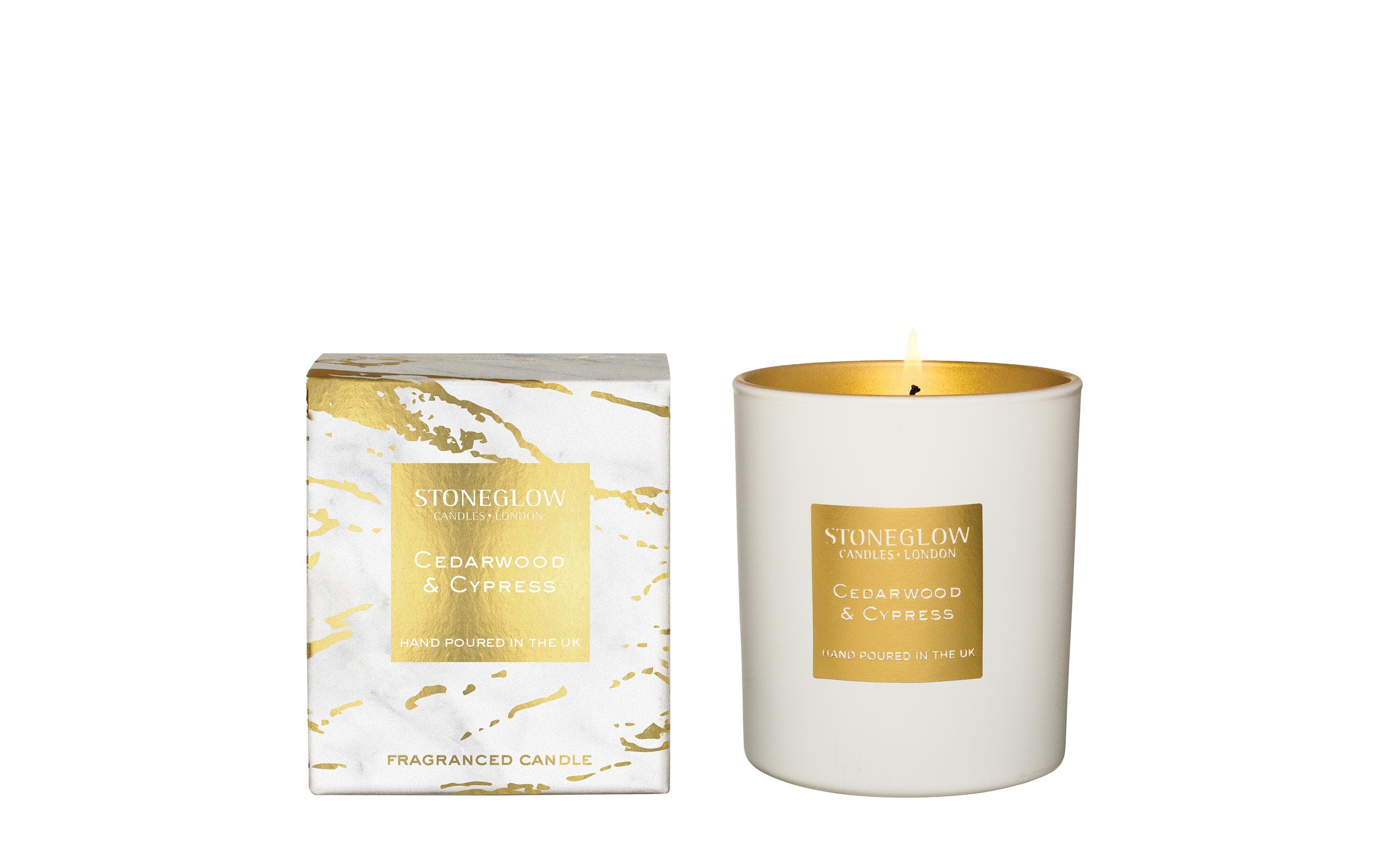 Stoneglow Duftkerze Cedarwood & Cypress