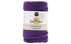 lalana Wolle Macrame rope mauve