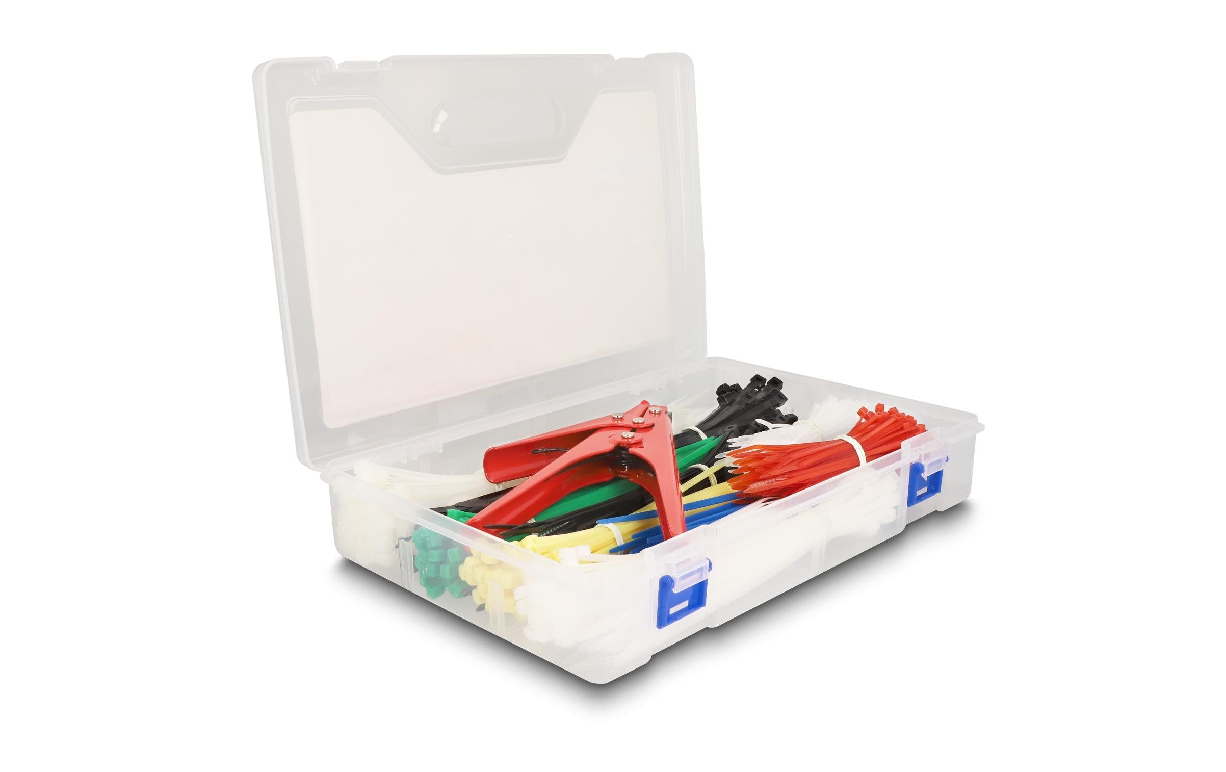 Delock Kabelbinder Sortimentsbox farbig